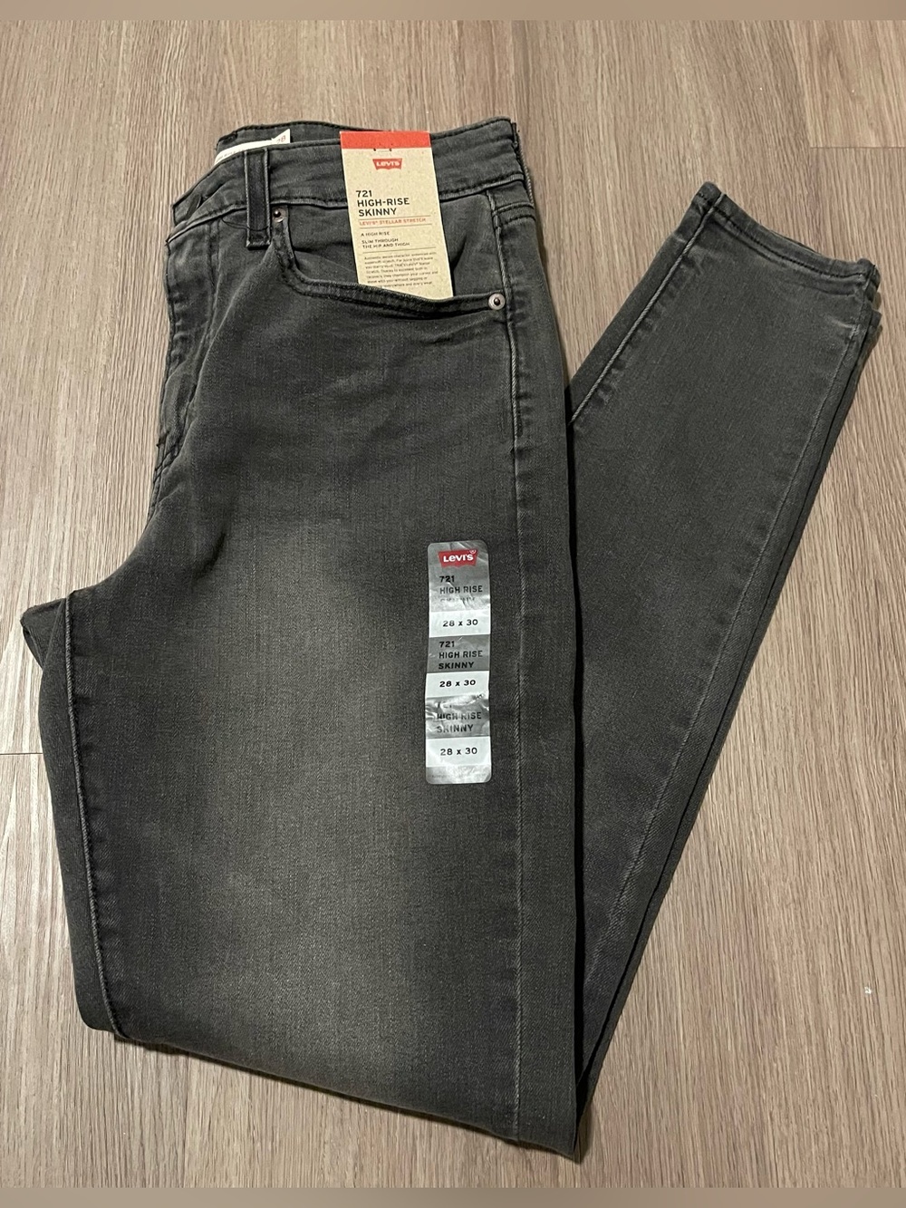NWT Women’s Levi’s 721 High-Rise Skinny Jeans Size 28x30